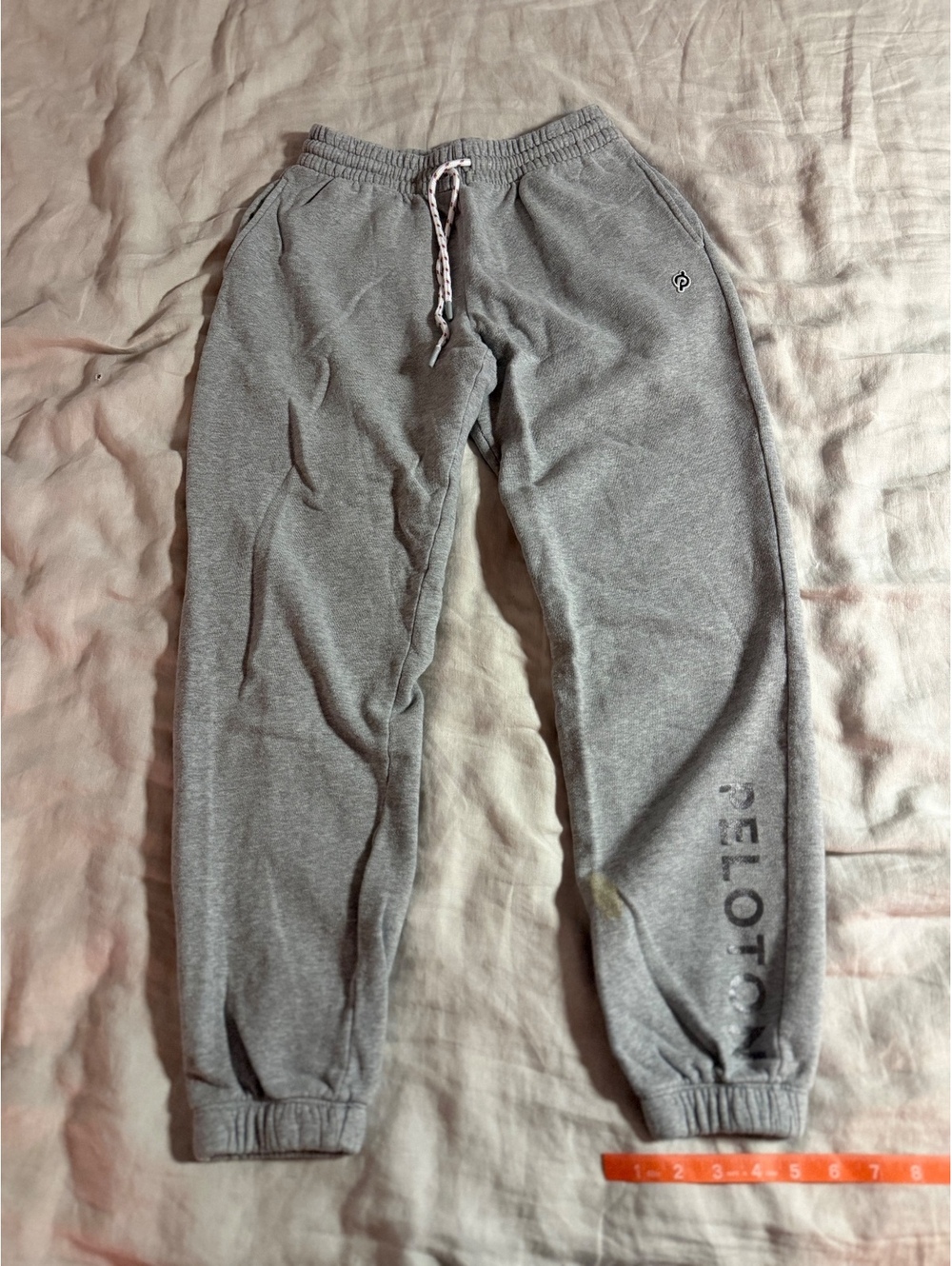 gray peloton jogger sweatpants